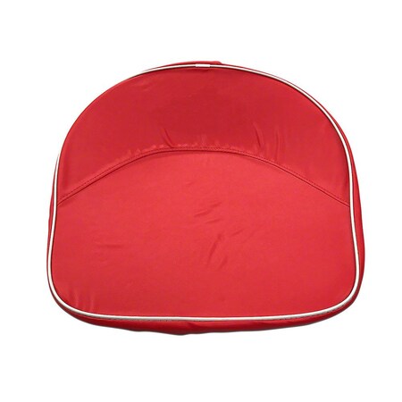 Aftermarket RED VINYL SEAT CUSHION WITH FORD SCRIPT LOGO SEQ90-0535